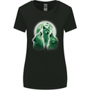 A Howling Wolf Pack Womens Wider Cut T-Shirt Black