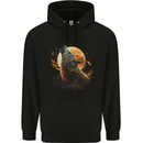 A Howling Wolf in the Moon Light Childrens Kids Hoodie Black