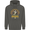 A Huskies Dog Childrens Kids Hoodie Storm Grey