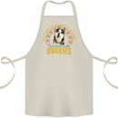 A Huskies Dog Cotton Apron 100% Organic Natural