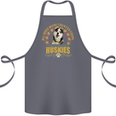 A Huskies Dog Cotton Apron 100% Organic Steel