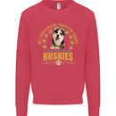 A Huskies Dog Kids Sweatshirt Jumper Heliconia