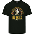 A Huskies Dog Kids T-Shirt Childrens Black