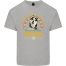 A Huskies Dog Kids T-Shirt Childrens Sports Grey