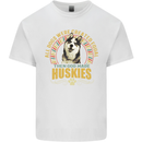 A Huskies Dog Kids T-Shirt Childrens White