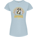 A Huskies Dog Womens Petite Cut T-Shirt Light Blue