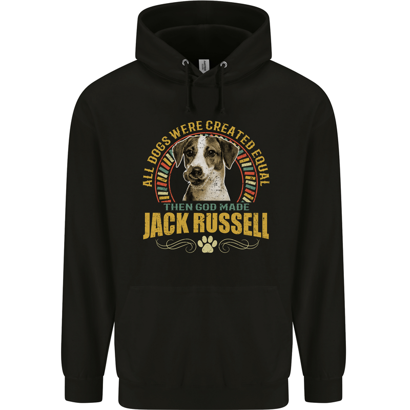 A Jack Russell Dog Childrens Kids Hoodie Black