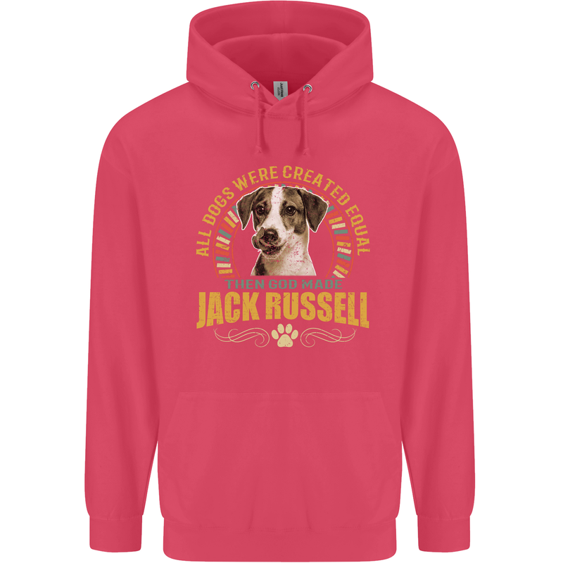 A Jack Russell Dog Childrens Kids Hoodie Heliconia