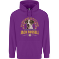 A Jack Russell Dog Childrens Kids Hoodie Purple