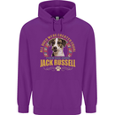 A Jack Russell Dog Childrens Kids Hoodie Purple