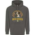 A Jack Russell Dog Childrens Kids Hoodie Storm Grey