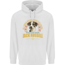 A Jack Russell Dog Childrens Kids Hoodie White