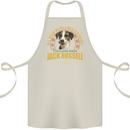 A Jack Russell Dog Cotton Apron 100% Organic Natural