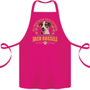 A Jack Russell Dog Cotton Apron 100% Organic Pink