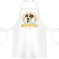 A Jack Russell Dog Cotton Apron 100% Organic White