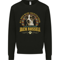 A Jack Russell Dog Kids Sweatshirt Jumper Black