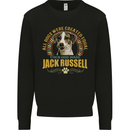 A Jack Russell Dog Kids Sweatshirt Jumper Black