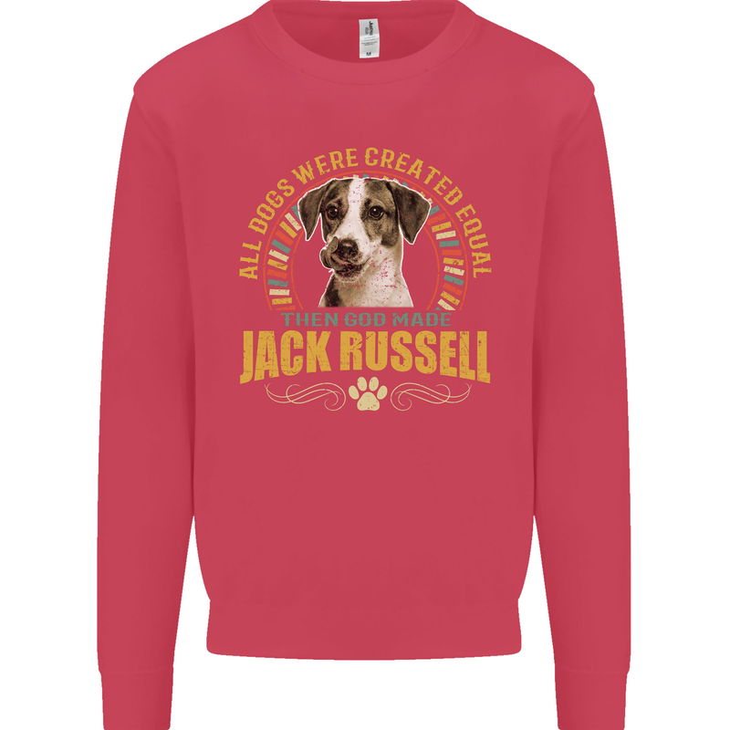 A Jack Russell Dog Kids Sweatshirt Jumper Heliconia