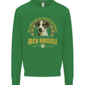 A Jack Russell Dog Kids Sweatshirt Jumper Irish Green