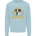 A Jack Russell Dog Kids Sweatshirt Jumper Light Blue