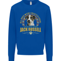 A Jack Russell Dog Kids Sweatshirt Jumper Royal Blue