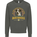 A Jack Russell Dog Kids Sweatshirt Jumper Storm Grey