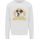 A Jack Russell Dog Kids Sweatshirt Jumper White