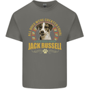 A Jack Russell Dog Kids T-Shirt Childrens Charcoal