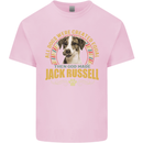 A Jack Russell Dog Kids T-Shirt Childrens Light Pink