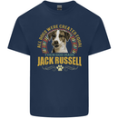 A Jack Russell Dog Kids T-Shirt Childrens Navy Blue