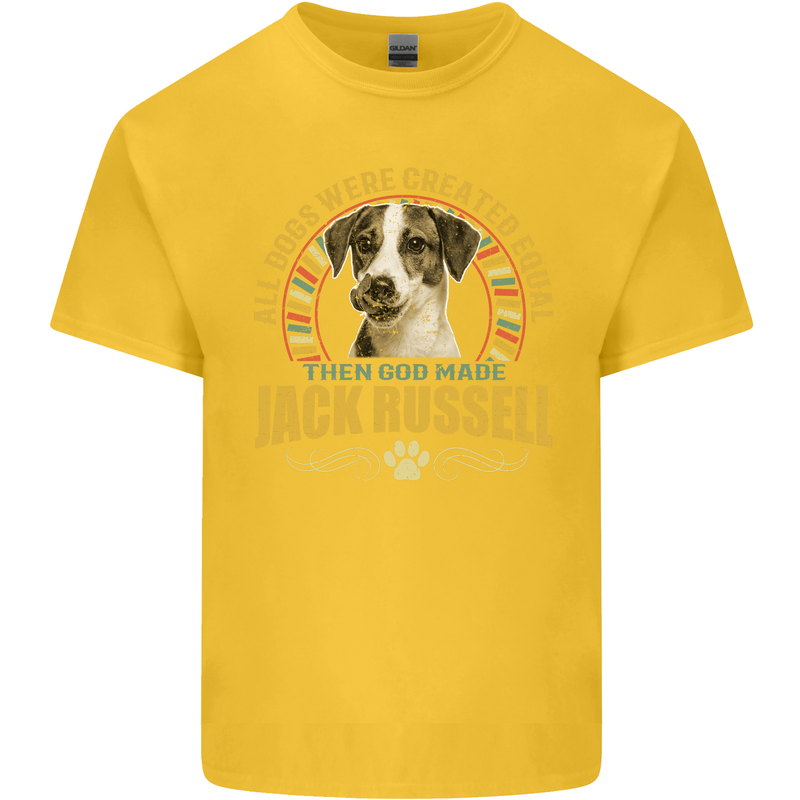 A Jack Russell Dog Kids T-Shirt Childrens Yellow