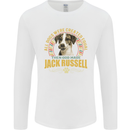 A Jack Russell Dog Mens Long Sleeve T-Shirt White