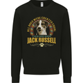 A Jack Russell Dog Mens Sweatshirt Jumper Black