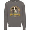 A Jack Russell Dog Mens Sweatshirt Jumper Charcoal