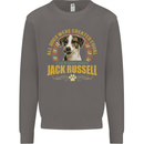 A Jack Russell Dog Mens Sweatshirt Jumper Charcoal