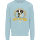A Jack Russell Dog Mens Sweatshirt Jumper Light Blue