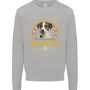 A Jack Russell Dog Mens Sweatshirt Jumper Sports Grey