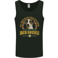 A Jack Russell Dog Mens Vest Tank Top Black