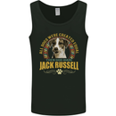 A Jack Russell Dog Mens Vest Tank Top Black
