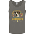 A Jack Russell Dog Mens Vest Tank Top Charcoal