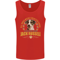 A Jack Russell Dog Mens Vest Tank Top Red