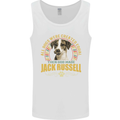 A Jack Russell Dog Mens Vest Tank Top White