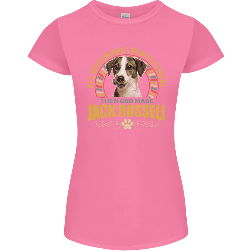 A Jack Russell Dog Womens Petite Cut T-Shirt Azalea