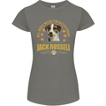 A Jack Russell Dog Womens Petite Cut T-Shirt Charcoal