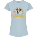 A Jack Russell Dog Womens Petite Cut T-Shirt Light Blue