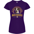 A Jack Russell Dog Womens Petite Cut T-Shirt Purple