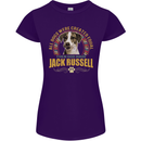 A Jack Russell Dog Womens Petite Cut T-Shirt Purple