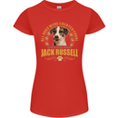 A Jack Russell Dog Womens Petite Cut T-Shirt Red