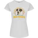 A Jack Russell Dog Womens Petite Cut T-Shirt White
