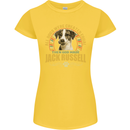 A Jack Russell Dog Womens Petite Cut T-Shirt Yellow